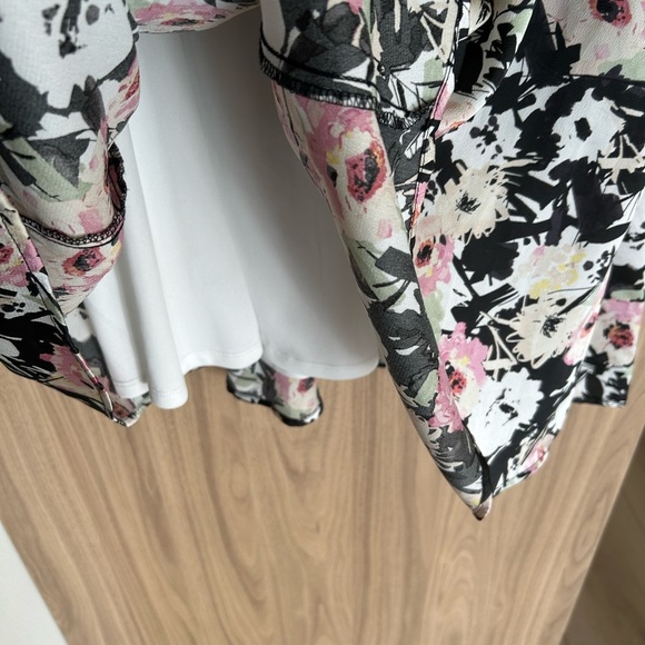 New Torrid 3 Mini Bubble Charmeuse Floral Babydoll Dress 14-16 1x lined silky - Picture 14 of 15